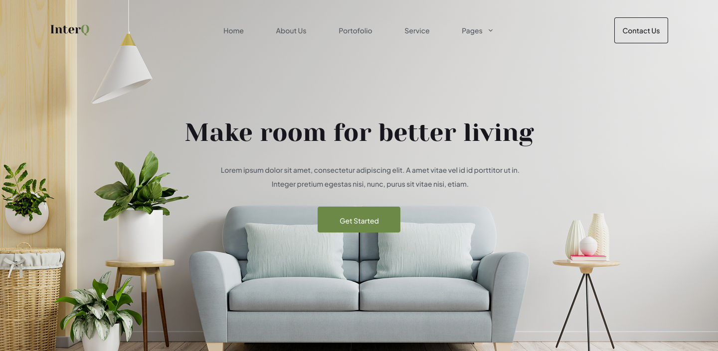 Lounge Living furniture studio layout