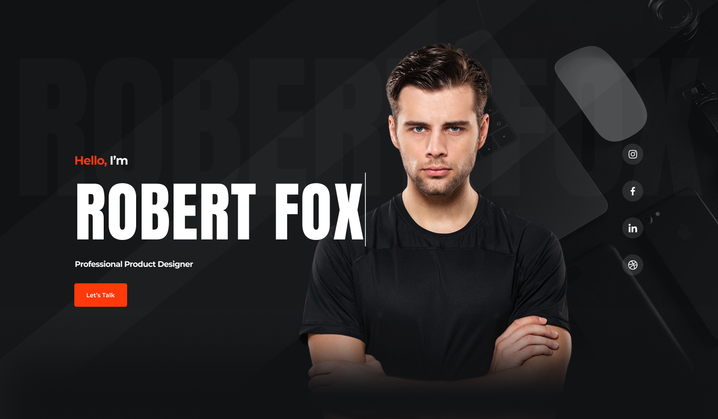 Persona creative personal brand hero